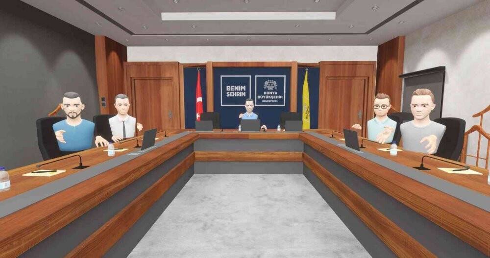 Konya Büyükşehir ilk Metaverse toplantısını yaptı