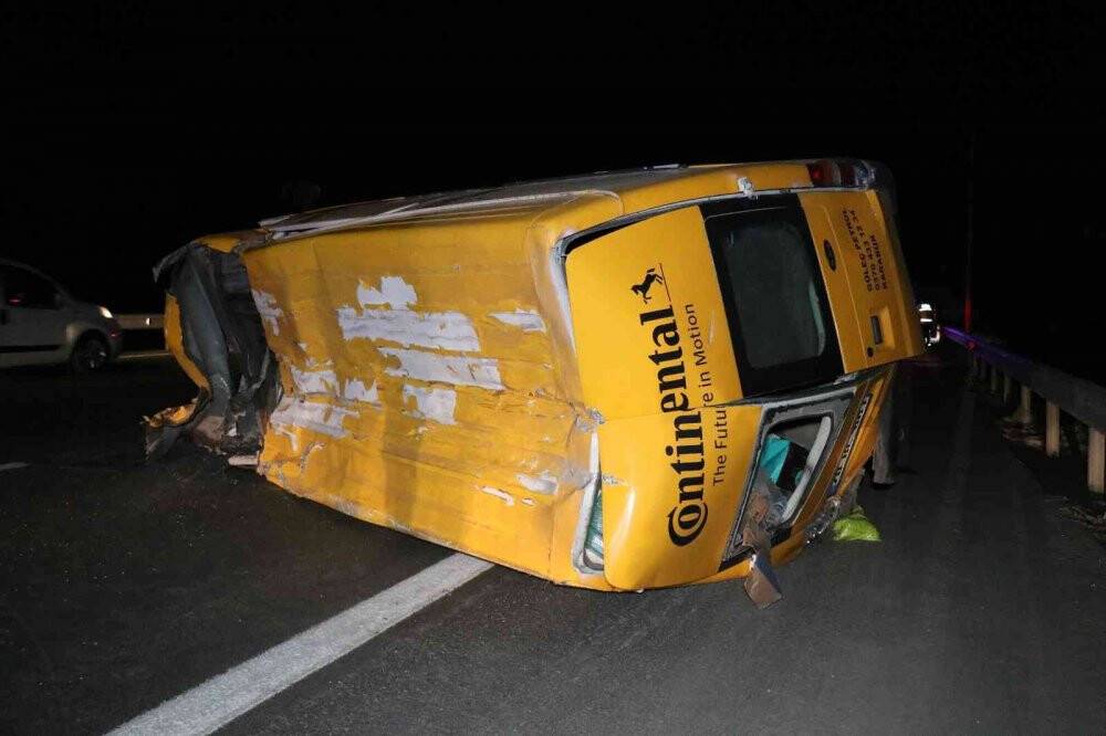 TEM’de feci kaza : 7 yaralı