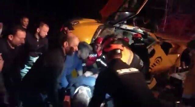 TEM’de feci kaza : 7 yaralı