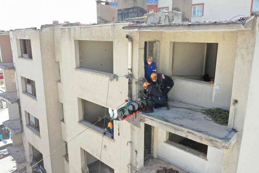 Sivas’ta nefes kesen tatbikat