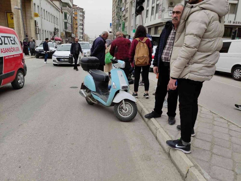 Kaza yaptı sınava geciktim diye ağladı