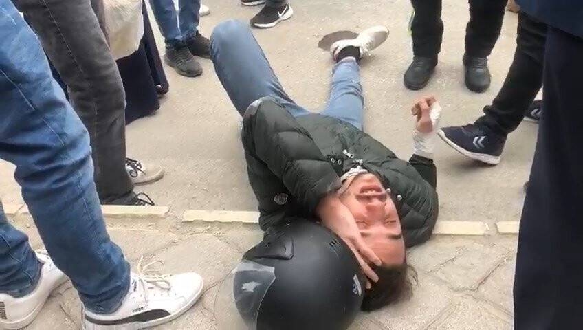 Kaza yaptı sınava geciktim diye ağladı