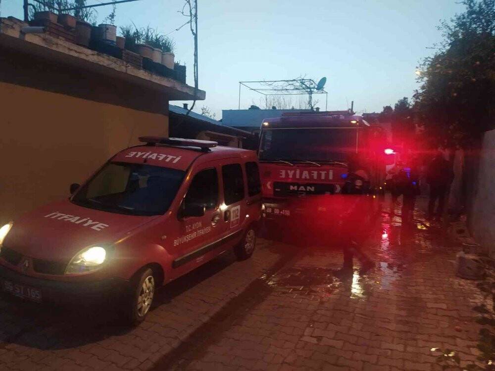 Yangın müstakil evi kullanılmaz hale getirdi