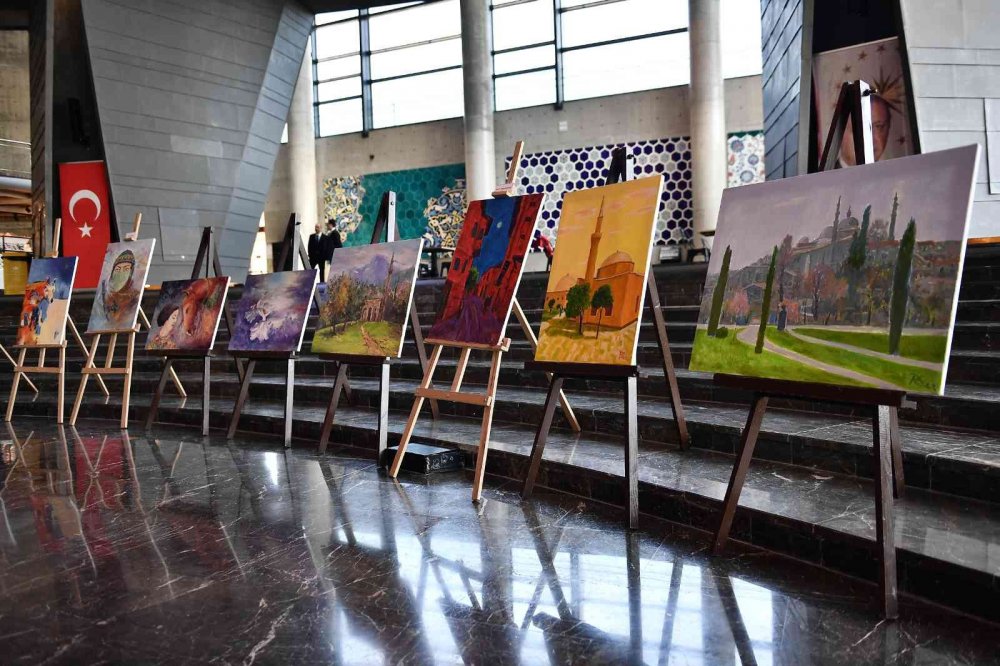 Türk dünyasından ressamlar Osmangazi’de buluştu