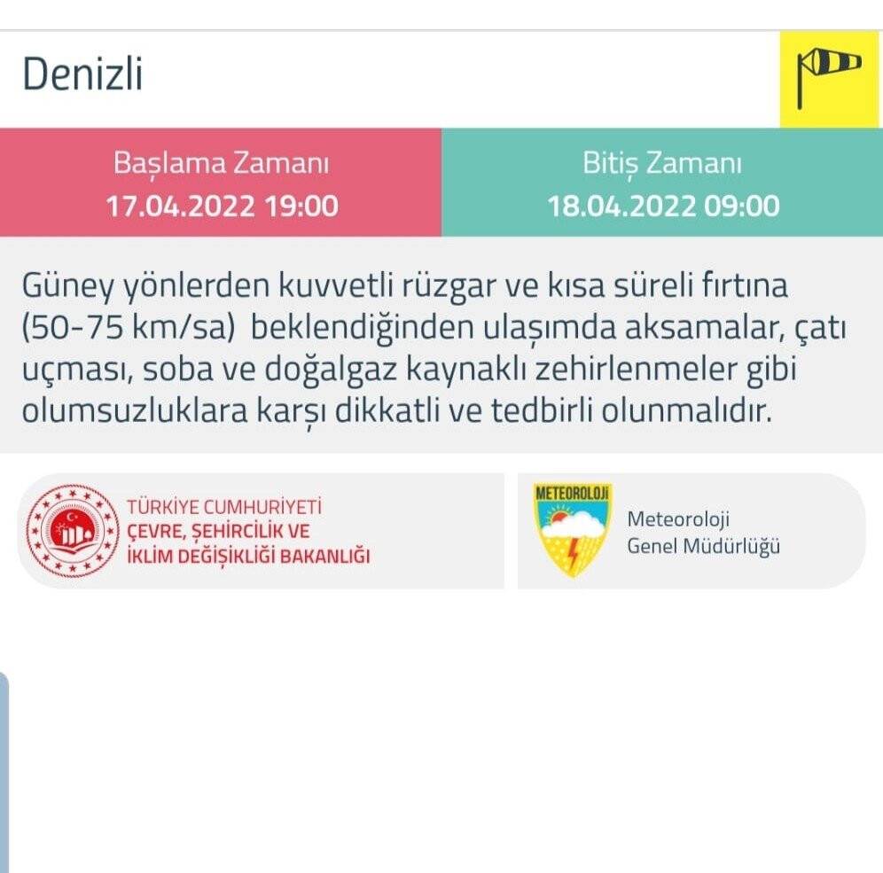 Denizli’ye Afrika tozu uyarısı