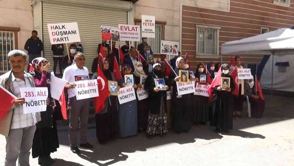 HDP önündeki evlat nöbetine katılan  aile sayısı 283 oldu