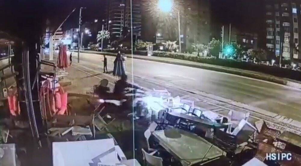 Komedi filmi gibi kaza