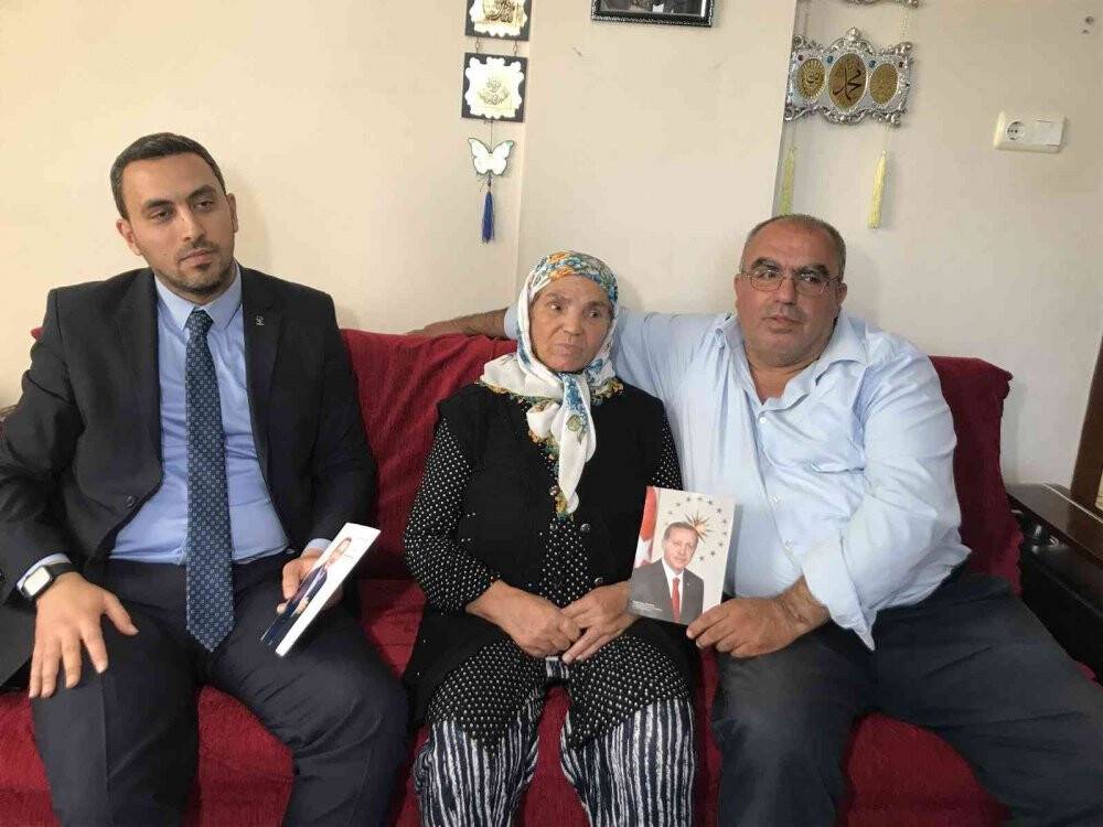 Erdoğan ile görüşen kanser hastası Halime teyze moral buldu