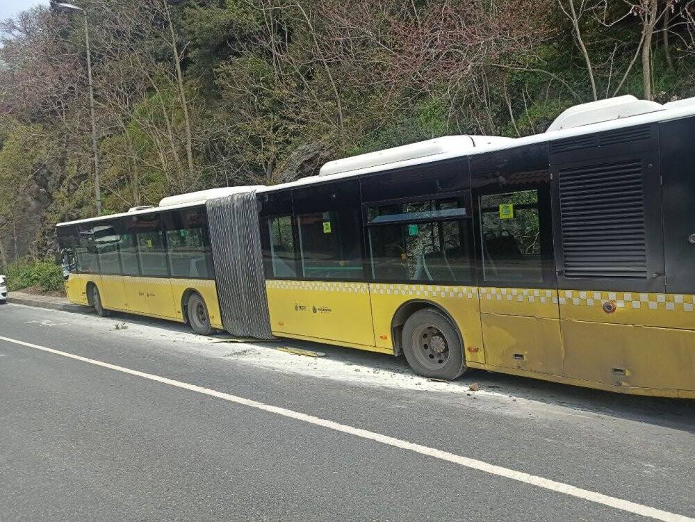 Beykoz’da İETT otobüsü kayalıklara daldı: 6 yaralı