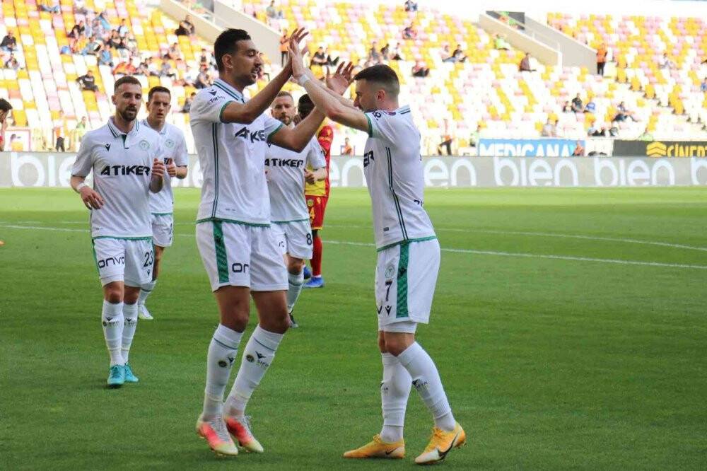 Spor Toto Süper Lig: Yeni Malatyaspor: 0 - Konyaspor: 2 (İlk yarı)