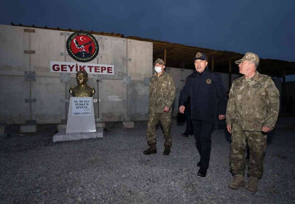 Bakan Akar: 'Pençe Kilit Operasyonu’nda bugüne kadar 56 terörist etkisiz hale getirildi.'