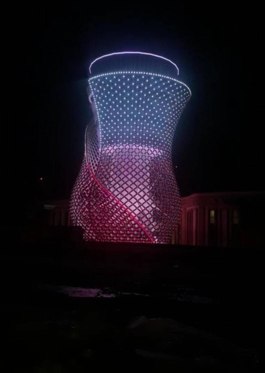 Rize-Artvin Havalimanı geceleri ışıl ışıl