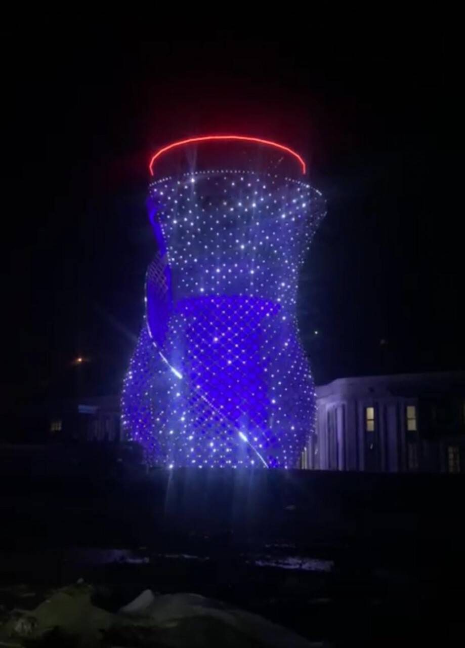 Rize-Artvin Havalimanı geceleri ışıl ışıl