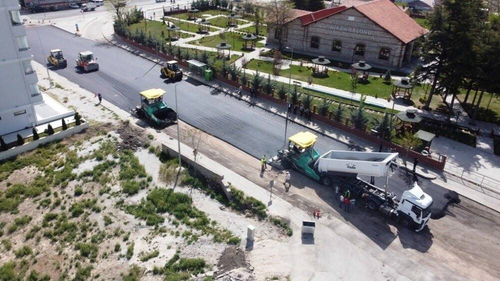 Ereğli’de sıcak asfalt çalışmalarına başladı