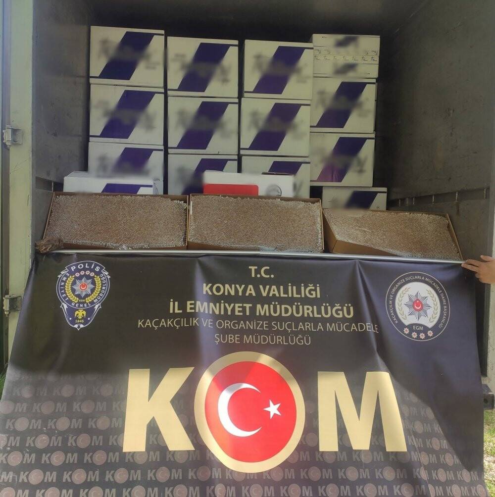 Konya’da kaçakçılık operasyonu