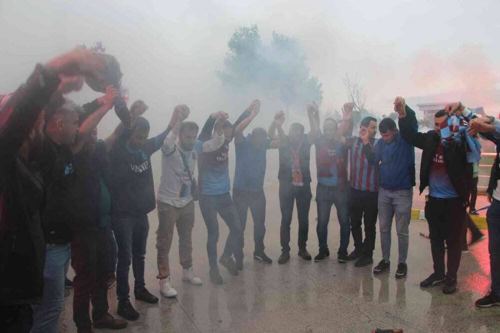 Trabzonspor Hatay’da coşku ile karşılandı