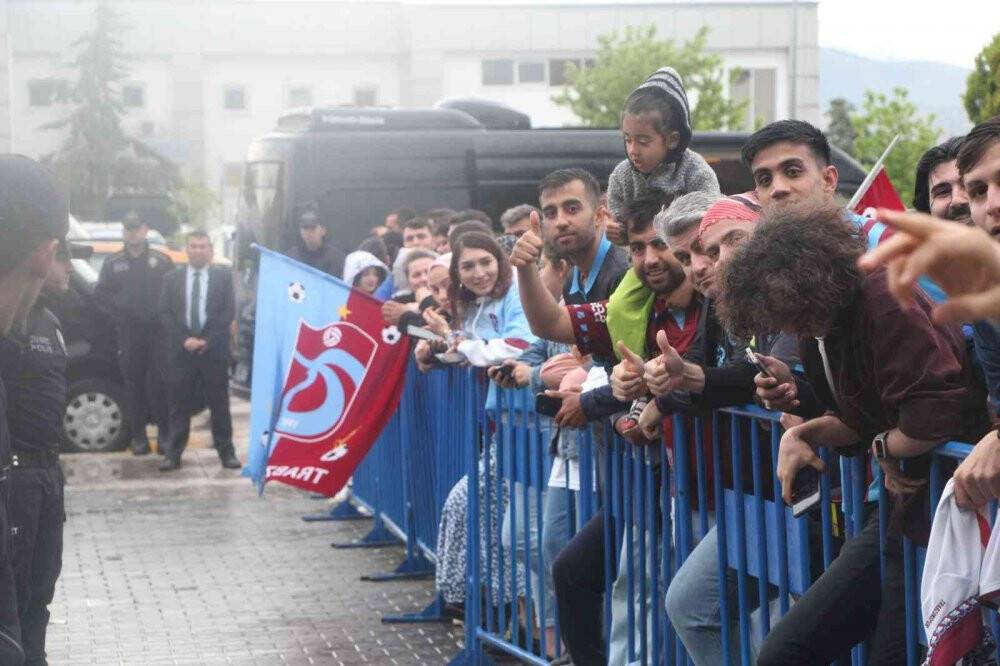 Trabzonspor Hatay’da coşku ile karşılandı