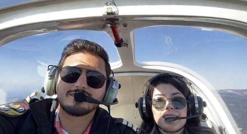 Düşen uçağın pilotlarının havalimanındaki son görüntüleri ortaya çıktı