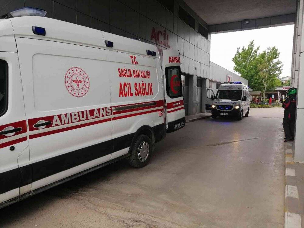 İkinci kattan beton zemine düştü