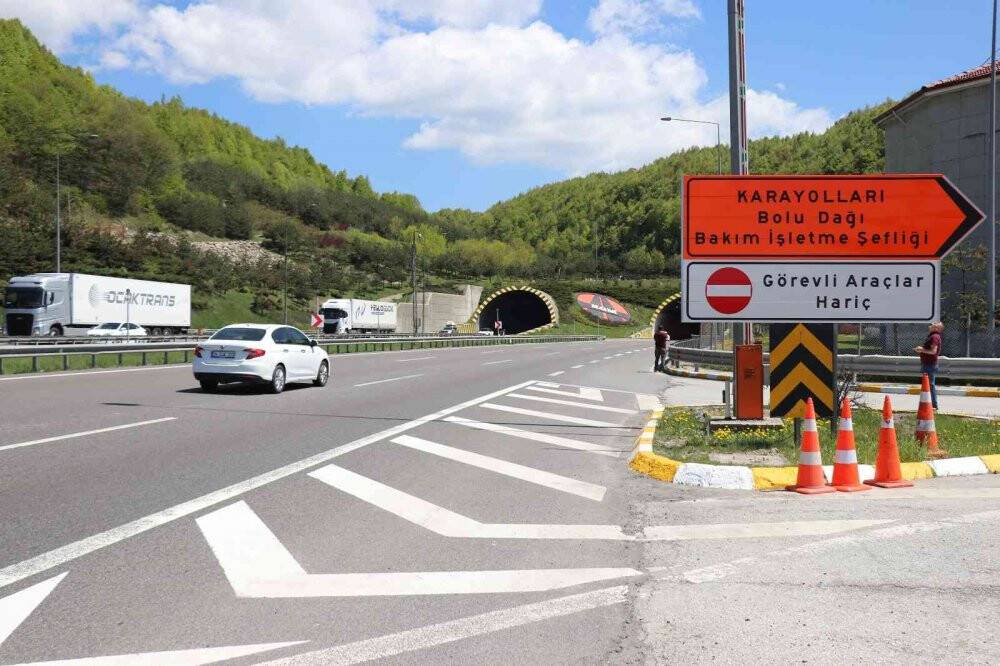 Bolu Dağı Tüneli’nin İstanbul yönü 35 gün trafiğe kapatılacak