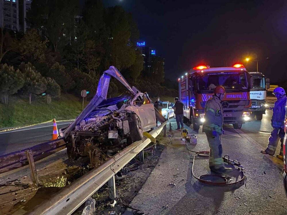 İstanbul'da feci kaza