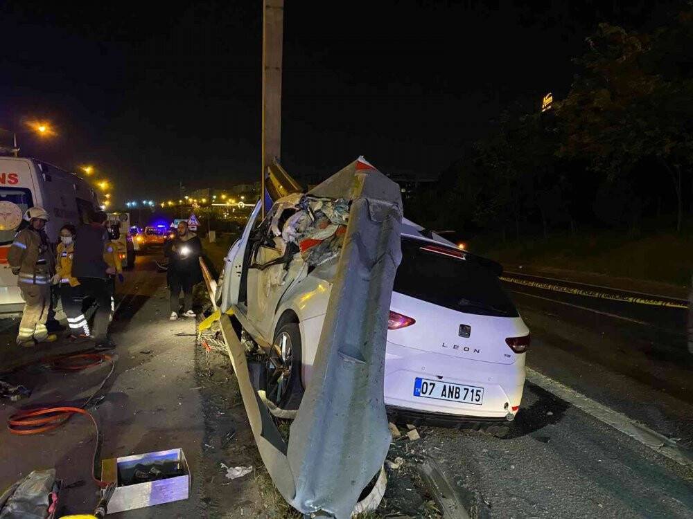 İstanbul'da feci kaza