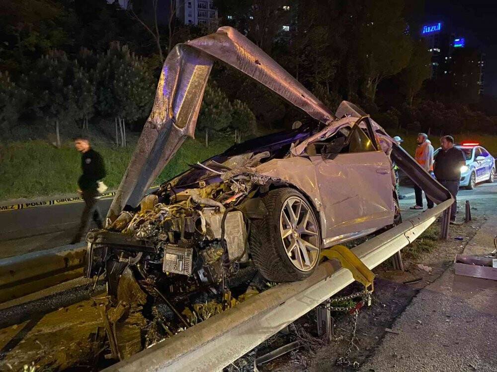 İstanbul'da feci kaza