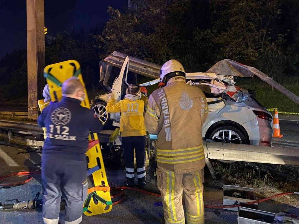 İstanbul'da feci kaza