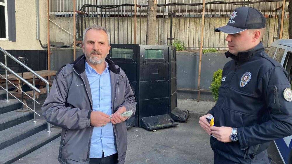 İstanbul’da insanlık örneği kamerada