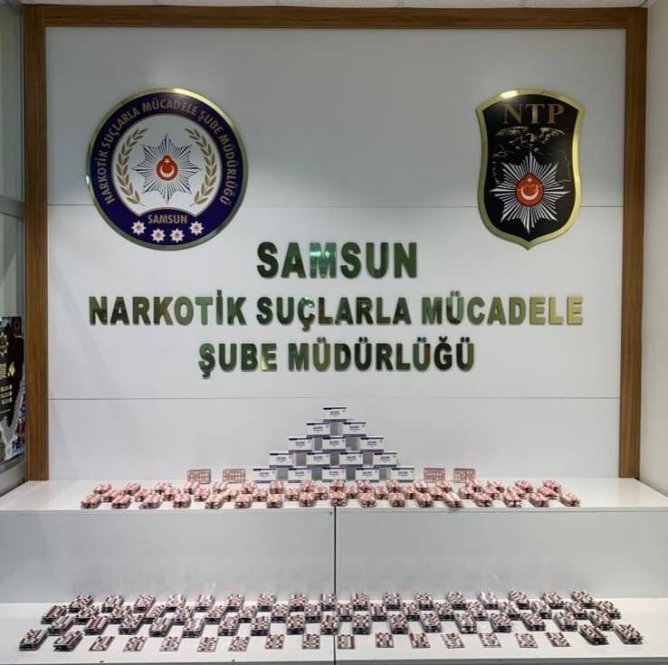 6 bin 403 adet sentetik ecza ile yakalanan şahıs tutuklandı