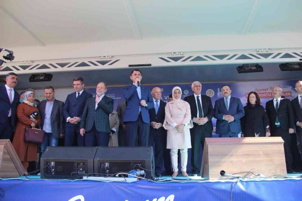 Bakan Murat Kurum temel attı, anahtar teslimi yaptı