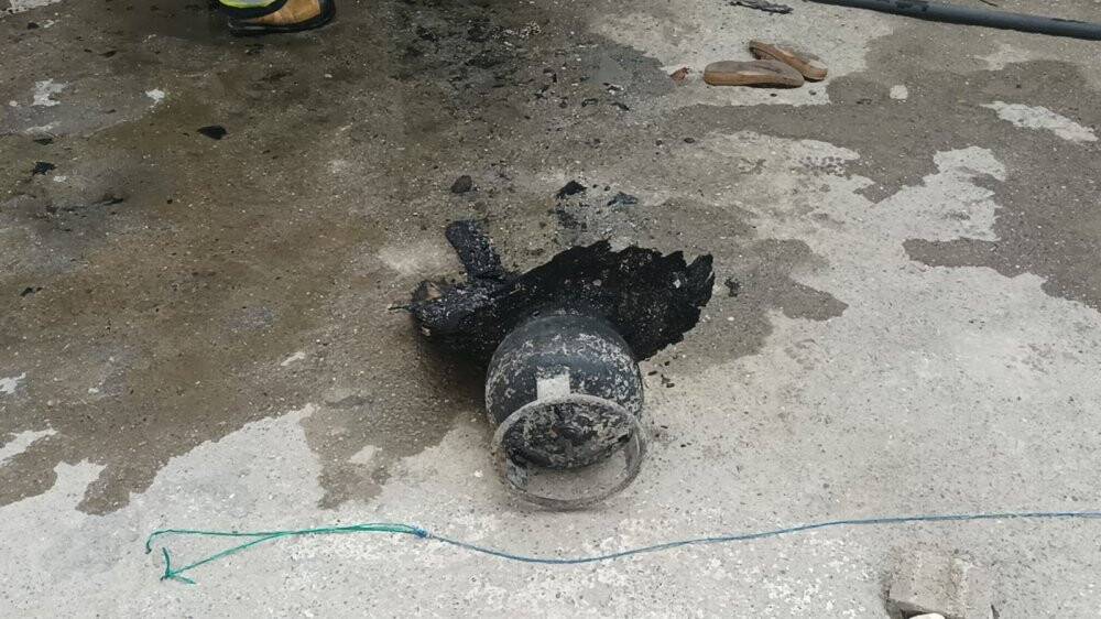 Alevler arasında kalan köpek son anda kurtarıldı