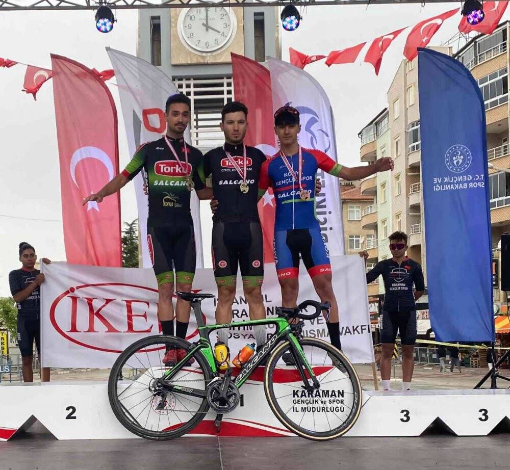 Torkulu pedallar Karaman’da madalyaları topladı