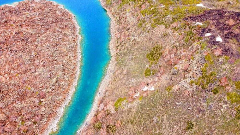 Dünyanın ikinci büyük kraterinde görsel şölen
