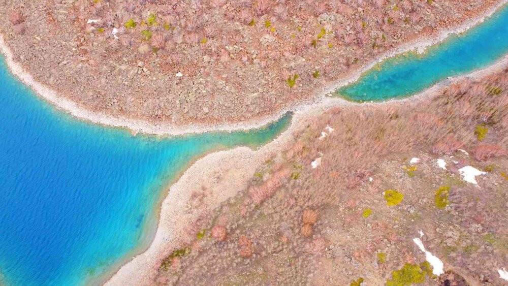 Dünyanın ikinci büyük kraterinde görsel şölen