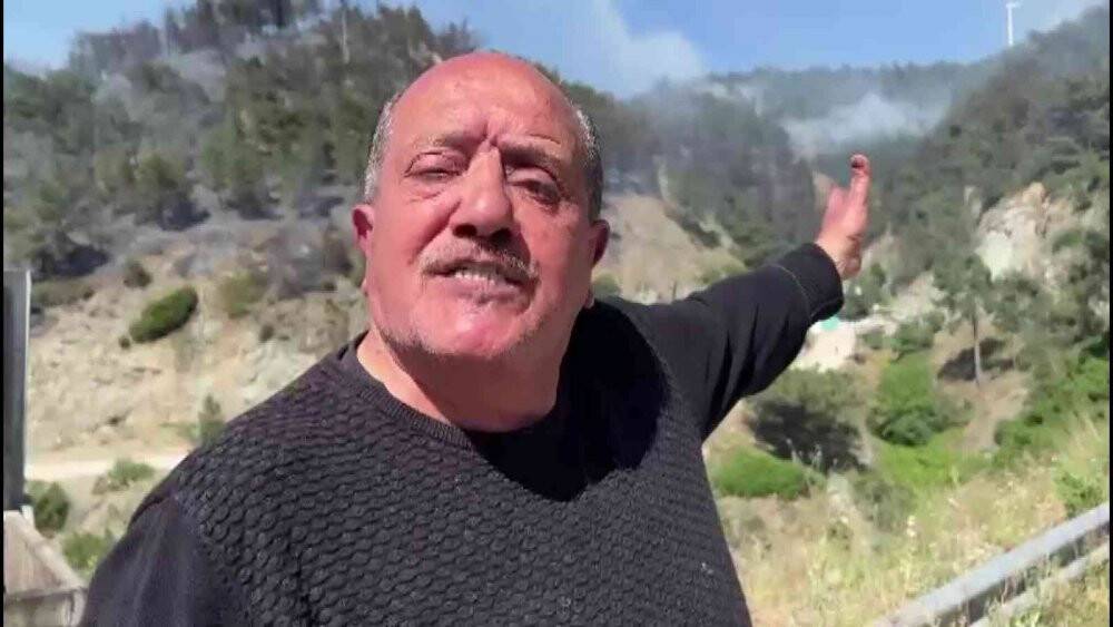 Hatay’da orman yangınına karadan ve havadan müdahale
