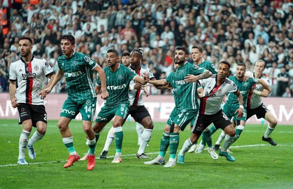 Spor Toto Süper Lig: Beşiktaş: 1 - İH Konyaspor: 1 (Maç sonucu)