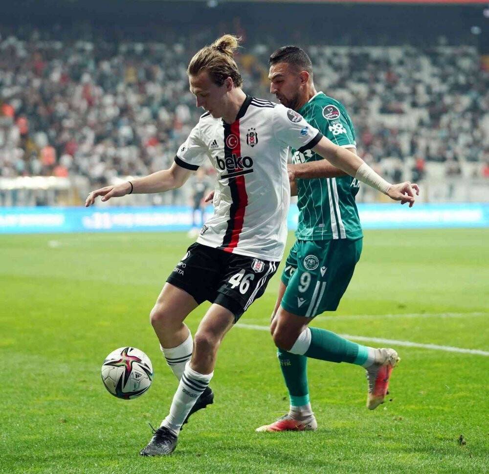 Spor Toto Süper Lig: Beşiktaş: 1 - İH Konyaspor: 1 (Maç sonucu)