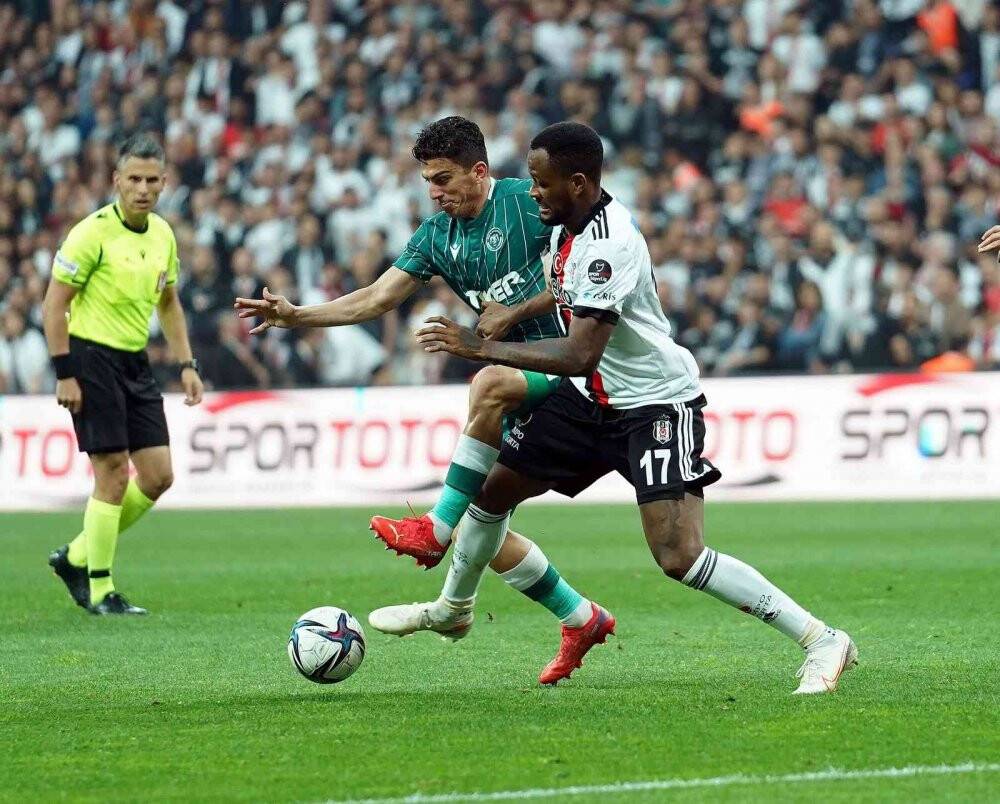 Spor Toto Süper Lig: Beşiktaş: 1 - İH Konyaspor: 1 (Maç sonucu)