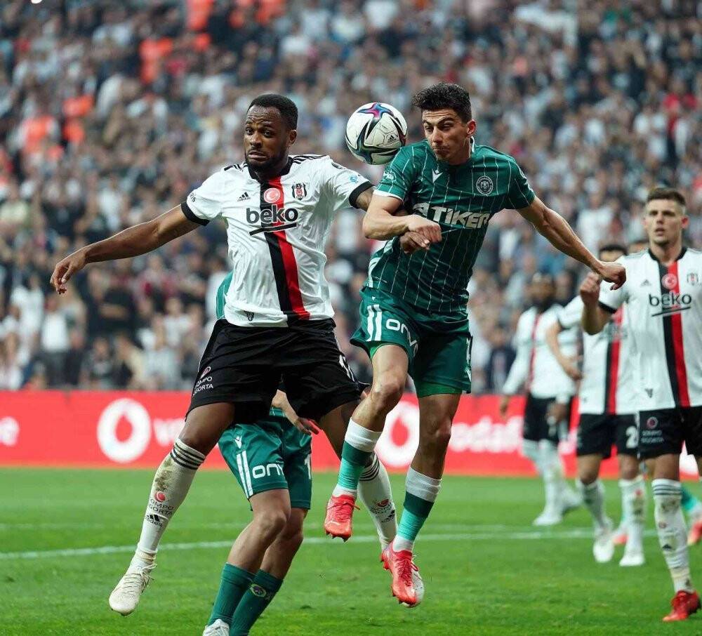 Spor Toto Süper Lig: Beşiktaş: 1 - İH Konyaspor: 1 (Maç sonucu)