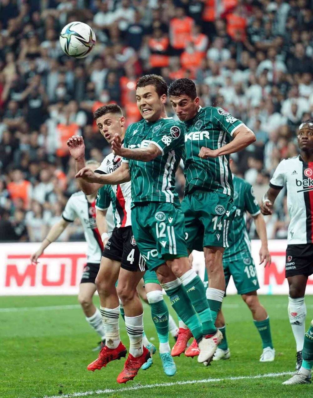 Spor Toto Süper Lig: Beşiktaş: 1 - İH Konyaspor: 1 (Maç sonucu)