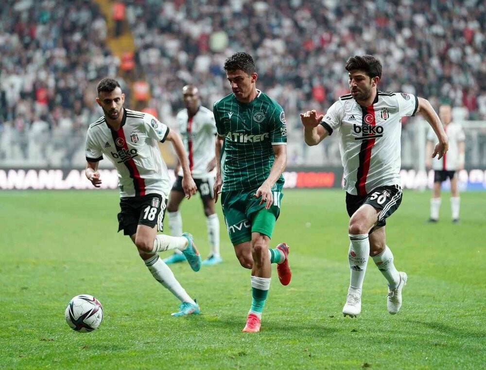 Spor Toto Süper Lig: Beşiktaş: 1 - İH Konyaspor: 1 (Maç sonucu)