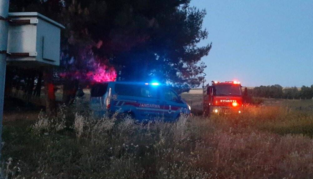 Adıyaman’da yapay şelale alev alev yandı