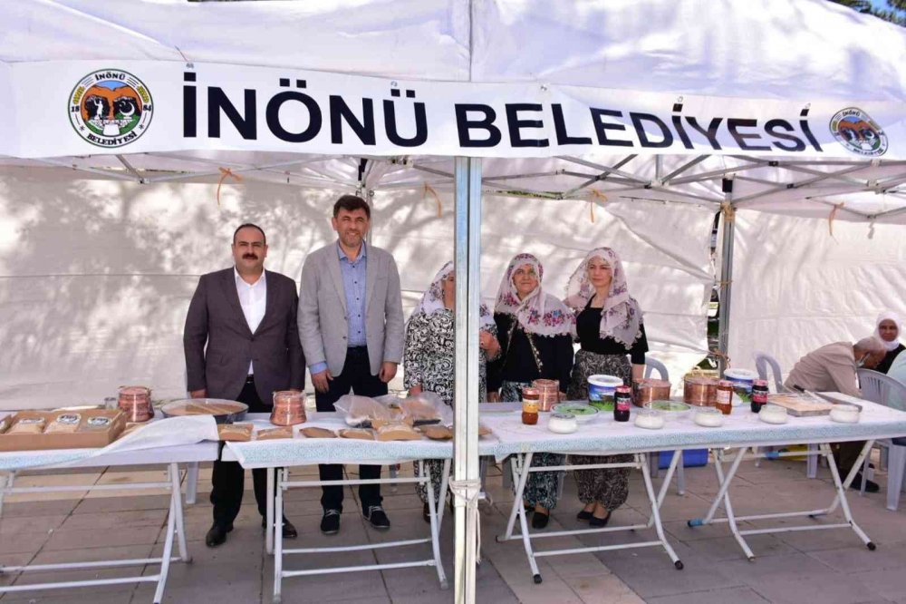 İnönü’nün meşhur yöresel ürünleri yoğun ilgi gördü