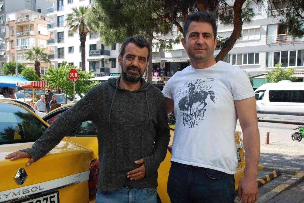 Sokak ortasında kadına şiddete taksiciden müdahale