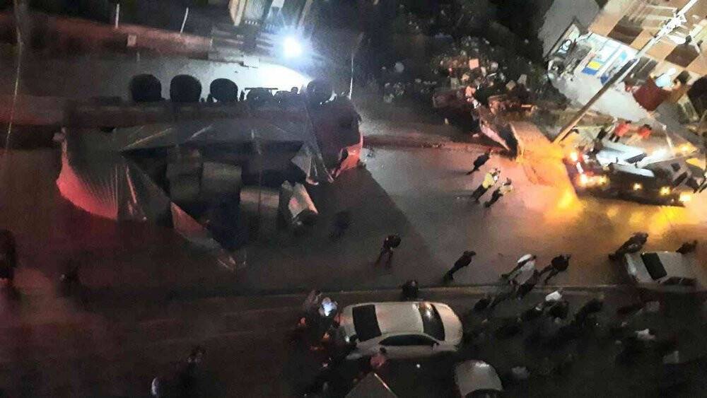 Bir kişinin kaza anı anbean kameraya yansıdı