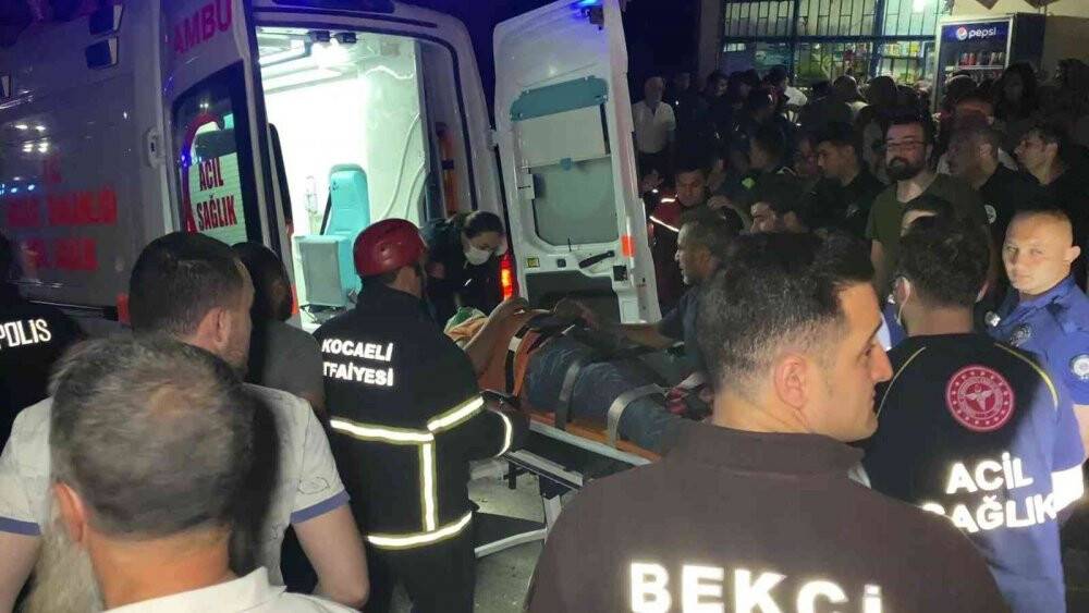 Bir kişinin kaza anı anbean kameraya yansıdı