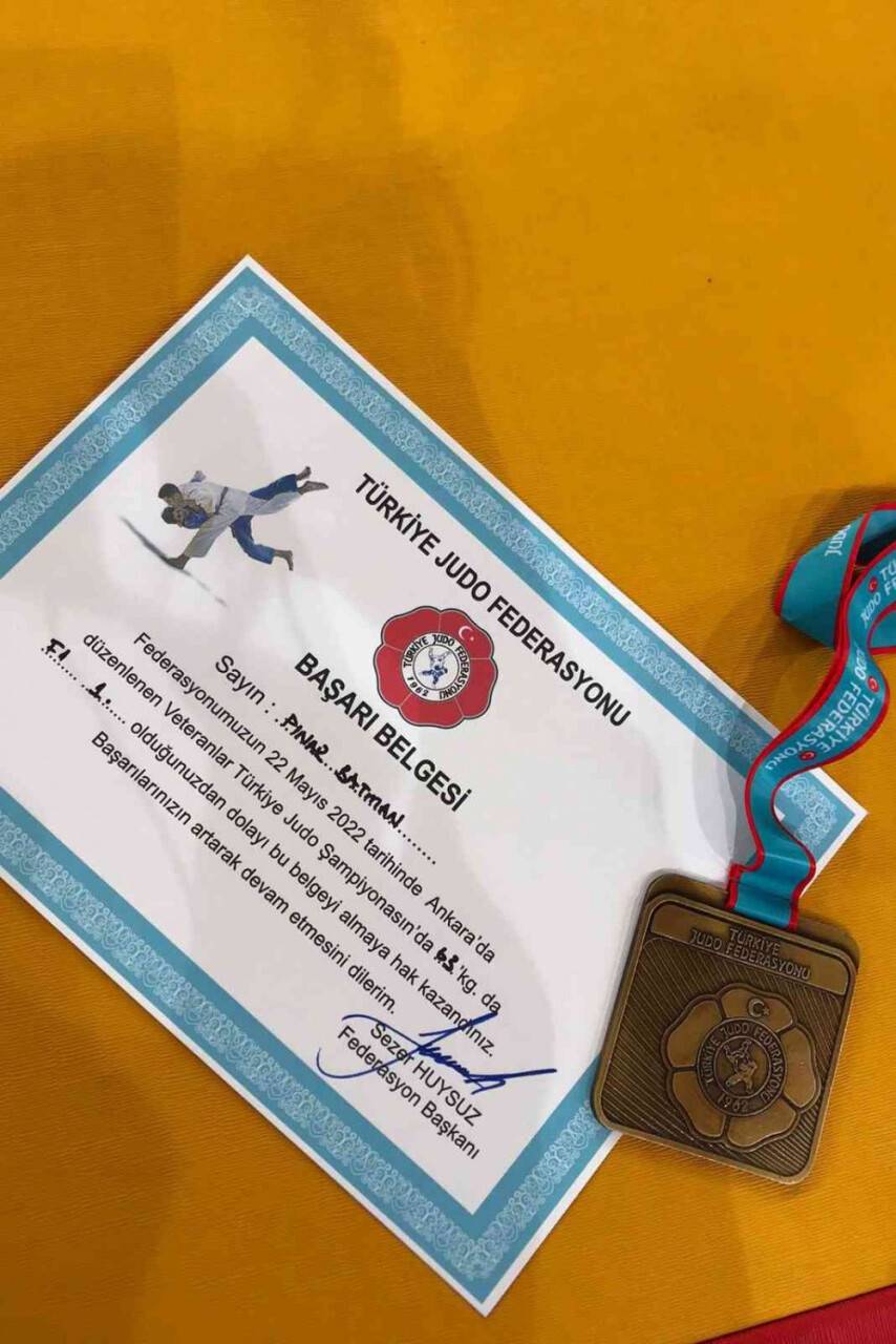 Judo antrenörü Türkiye Şampiyonu oldu