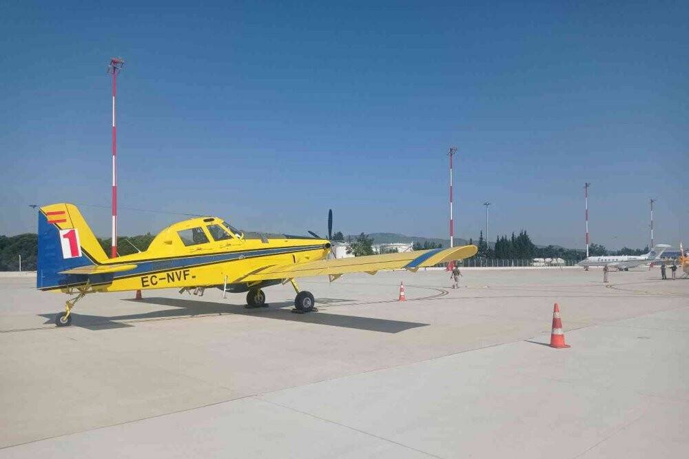 Yangın söndürme uçakları İzmir’e geldi