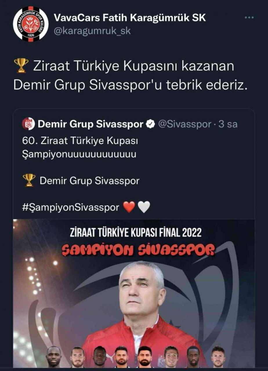 Konyaspor, Sivasspor’u kutladı